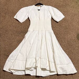 Proenza Schouler White Midi Dress